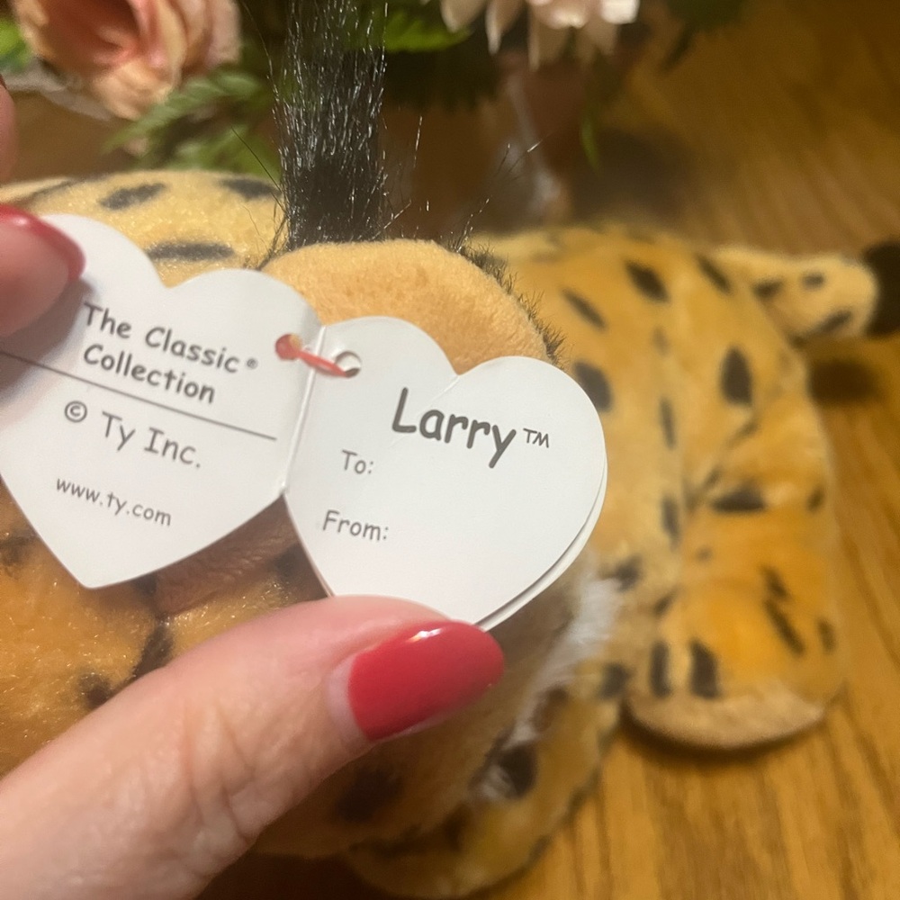 Ty Classic Collection Leopard Plush- “Larry”🐆🐆🐆 NWT - Picture 3 of 5